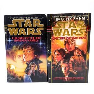 Star Wars Specter of Past Children of Jedi 2 Paperback Book Lot Lucasfilm 1996